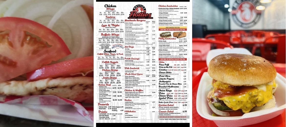 Hotties Chicken, Seafood, & Grill Menu