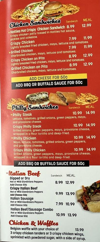 Hotties Chicken, Seafood, & Grill Menu image 4
